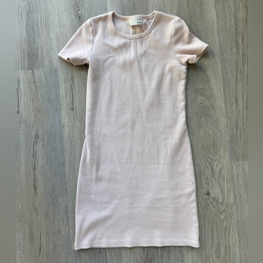 Aritzia Wilfred Soft Pink Mini Dress